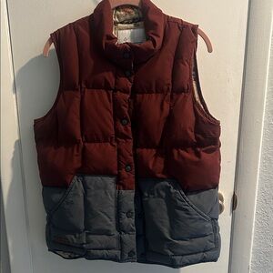 Columbia Red and Cream Jacket
